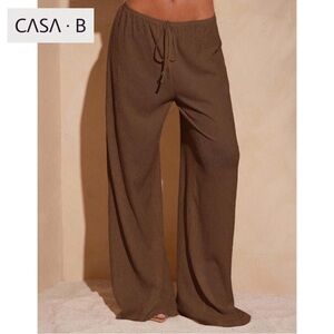 SOON💫 to CASA B | The Solana Knit Lounge Pant in Cocoa